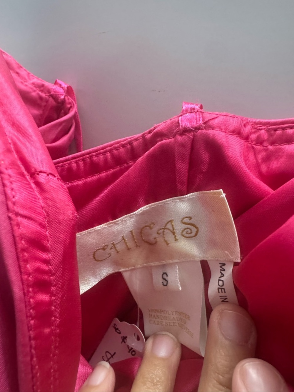 Strapless Fuchsia Rose Mermaid Gown – Size Small - Picture 2 of 7